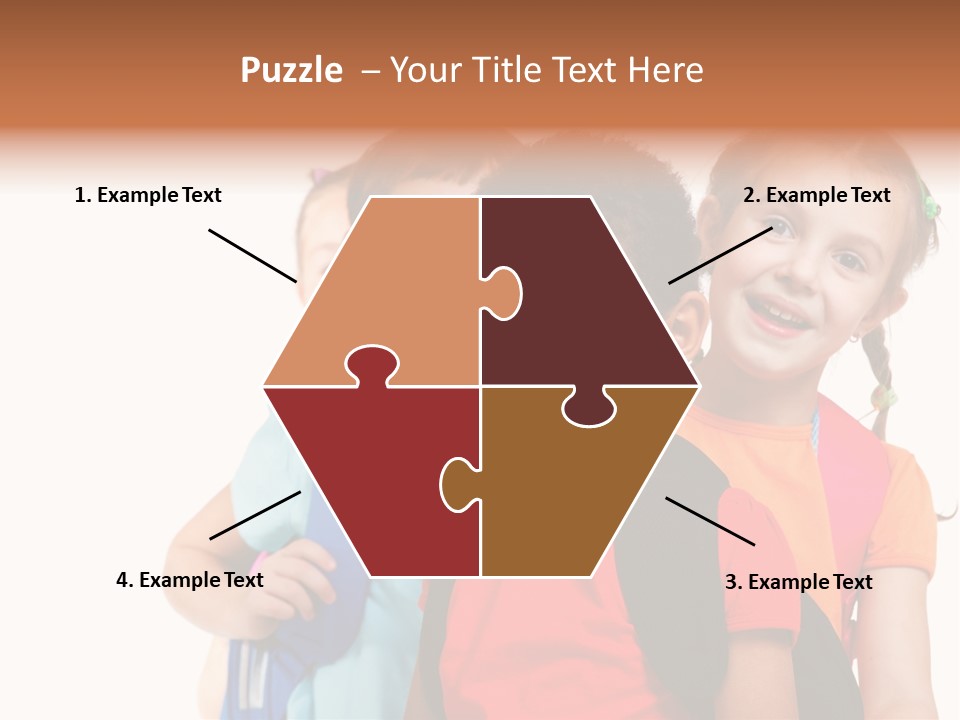 Joyful Preschool African American PowerPoint Template