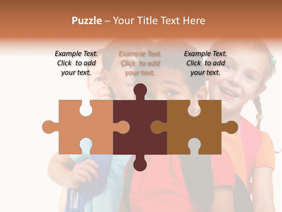 Joyful Preschool African American PowerPoint Template