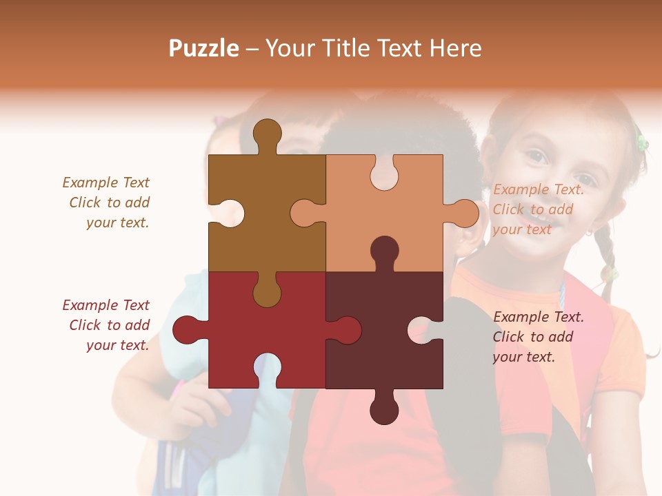 Joyful Preschool African American PowerPoint Template