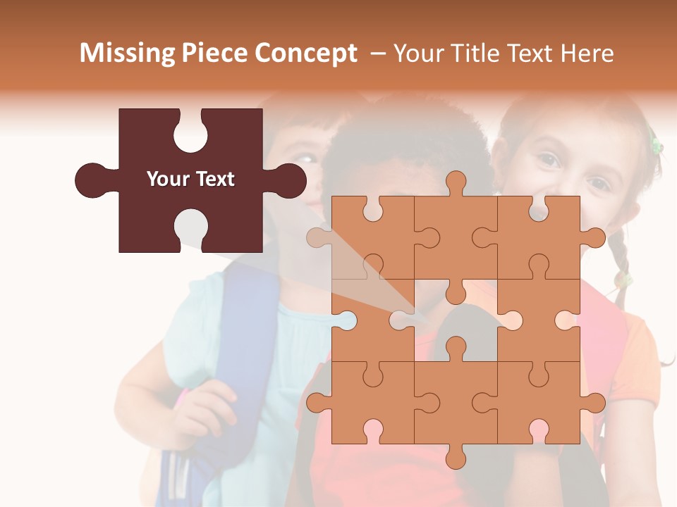 Joyful Preschool African American PowerPoint Template