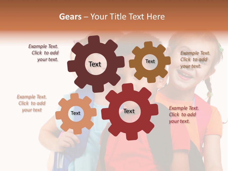 Joyful Preschool African American PowerPoint Template