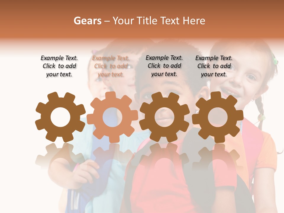 Joyful Preschool African American PowerPoint Template