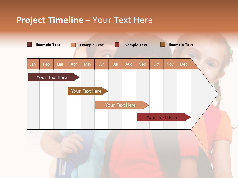 Joyful Preschool African American PowerPoint Template