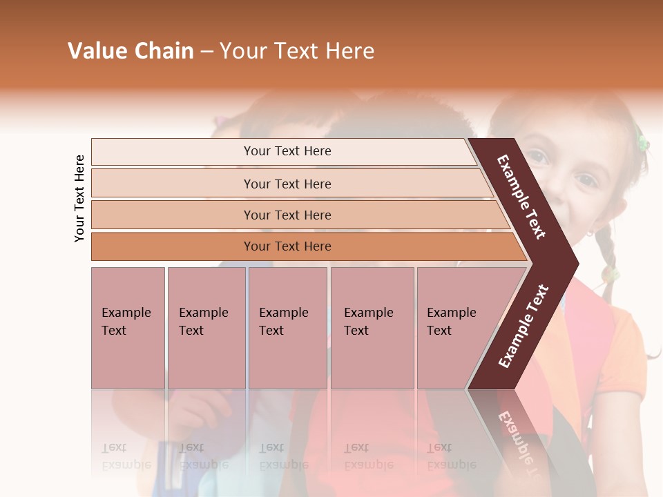 Joyful Preschool African American PowerPoint Template