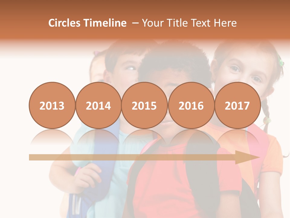 Joyful Preschool African American PowerPoint Template