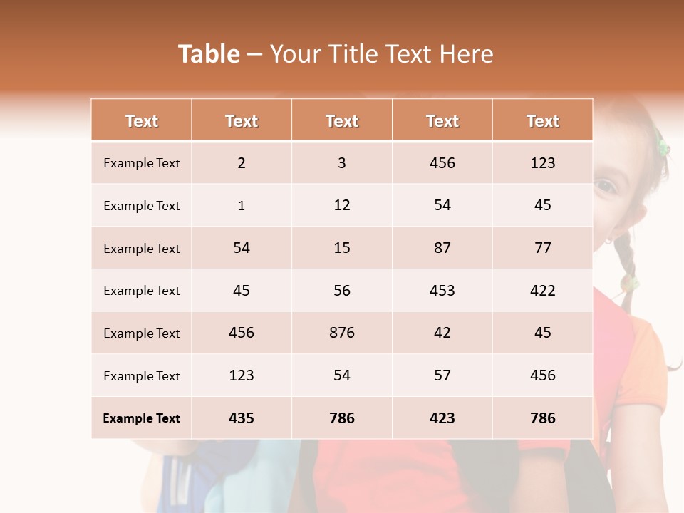 Joyful Preschool African American PowerPoint Template
