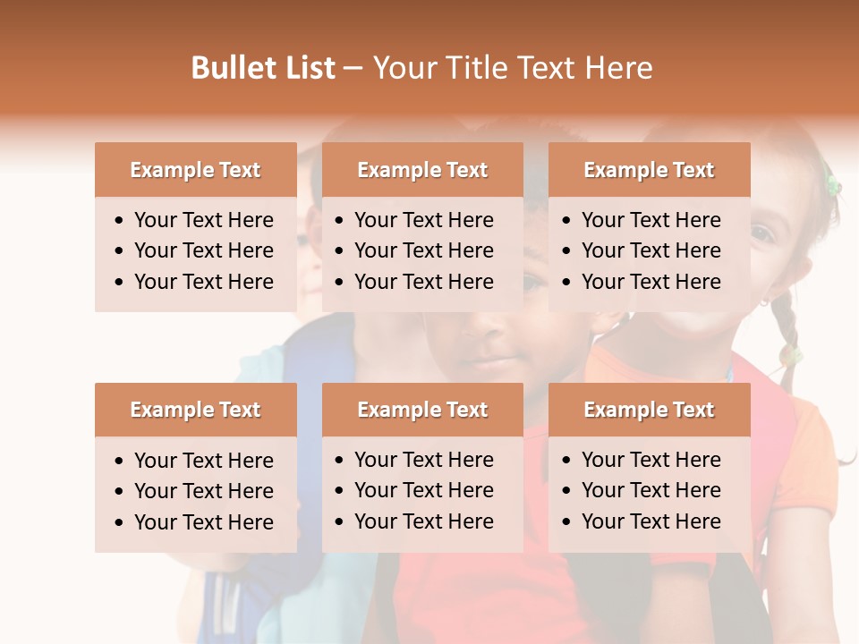 Joyful Preschool African American PowerPoint Template