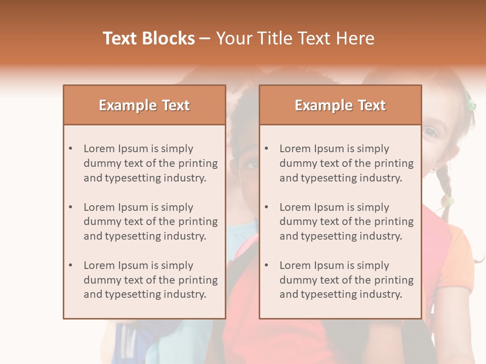 Joyful Preschool African American PowerPoint Template