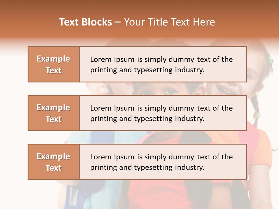 Joyful Preschool African American PowerPoint Template