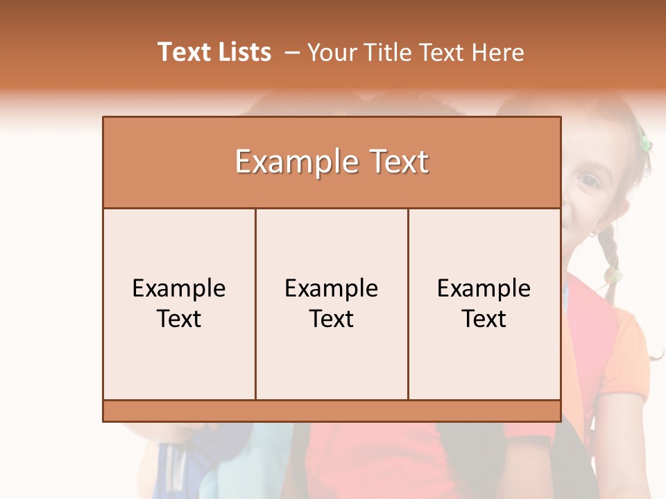 Joyful Preschool African American PowerPoint Template