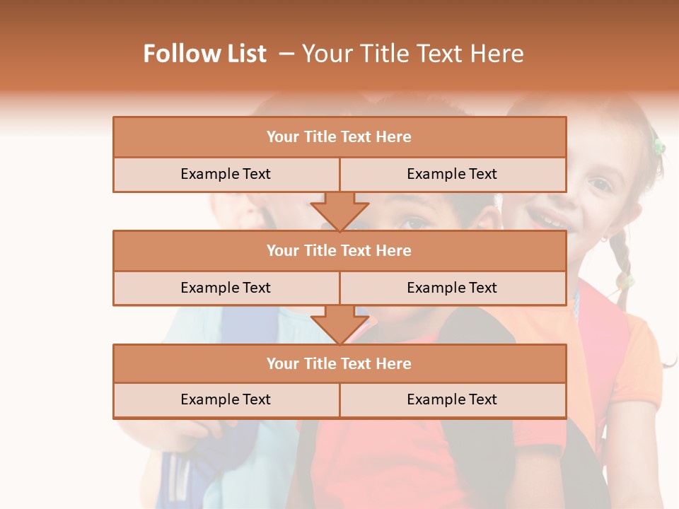 Joyful Preschool African American PowerPoint Template