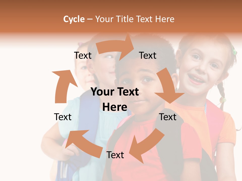 Joyful Preschool African American PowerPoint Template