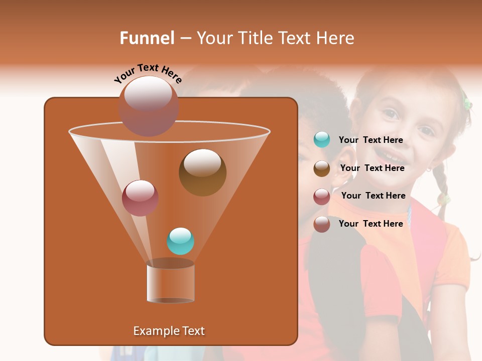 Joyful Preschool African American PowerPoint Template