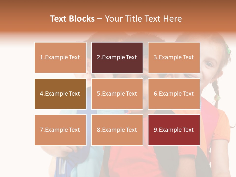 Joyful Preschool African American PowerPoint Template