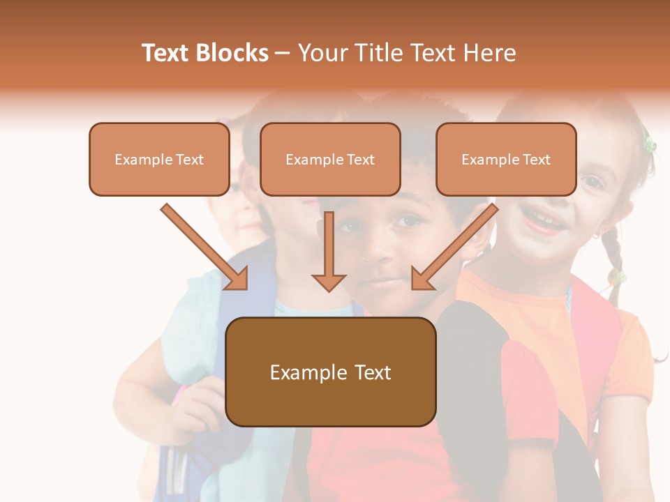 Joyful Preschool African American PowerPoint Template