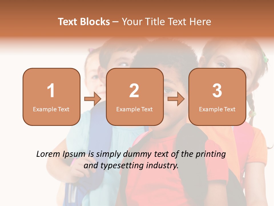 Joyful Preschool African American PowerPoint Template