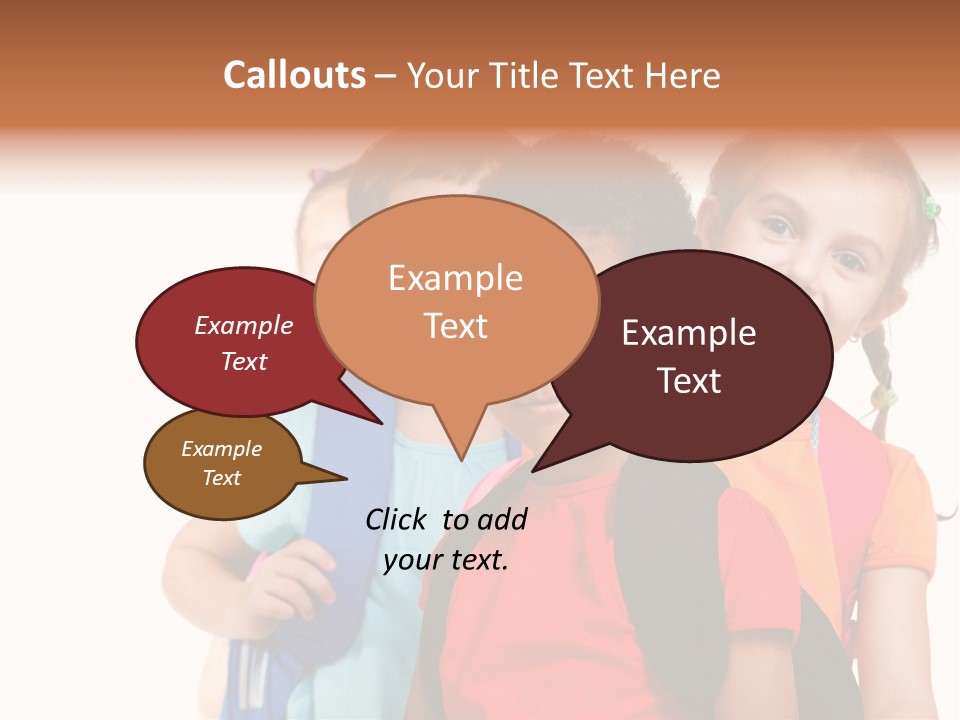 Joyful Preschool African American PowerPoint Template