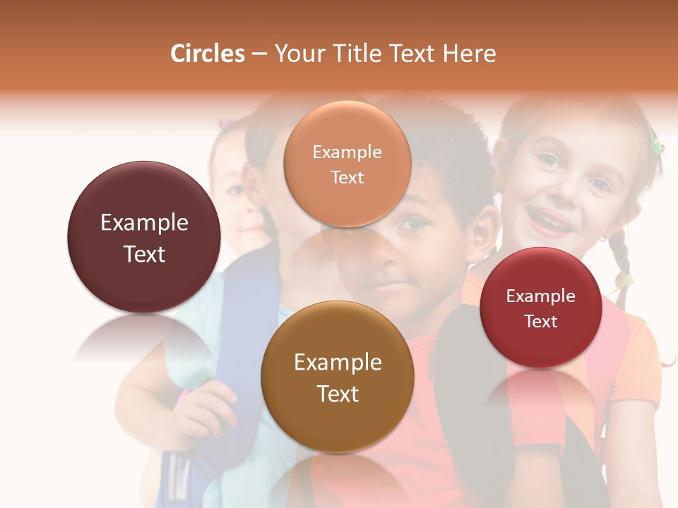 Joyful Preschool African American PowerPoint Template