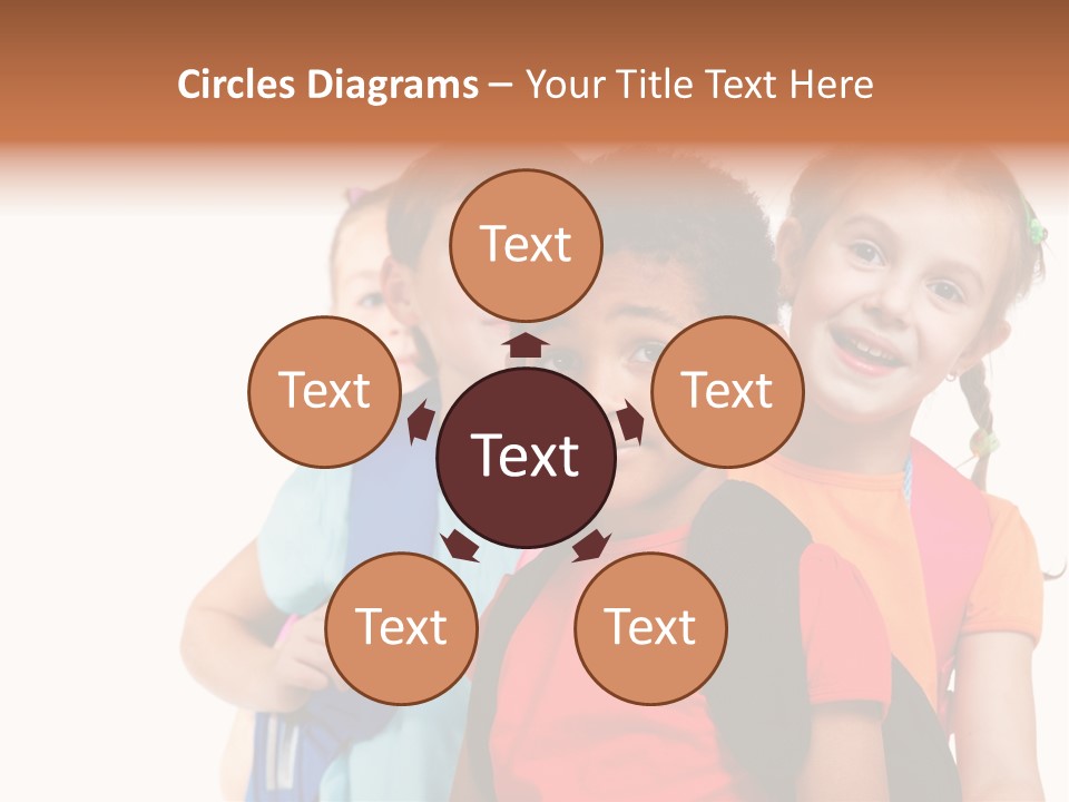 Joyful Preschool African American PowerPoint Template