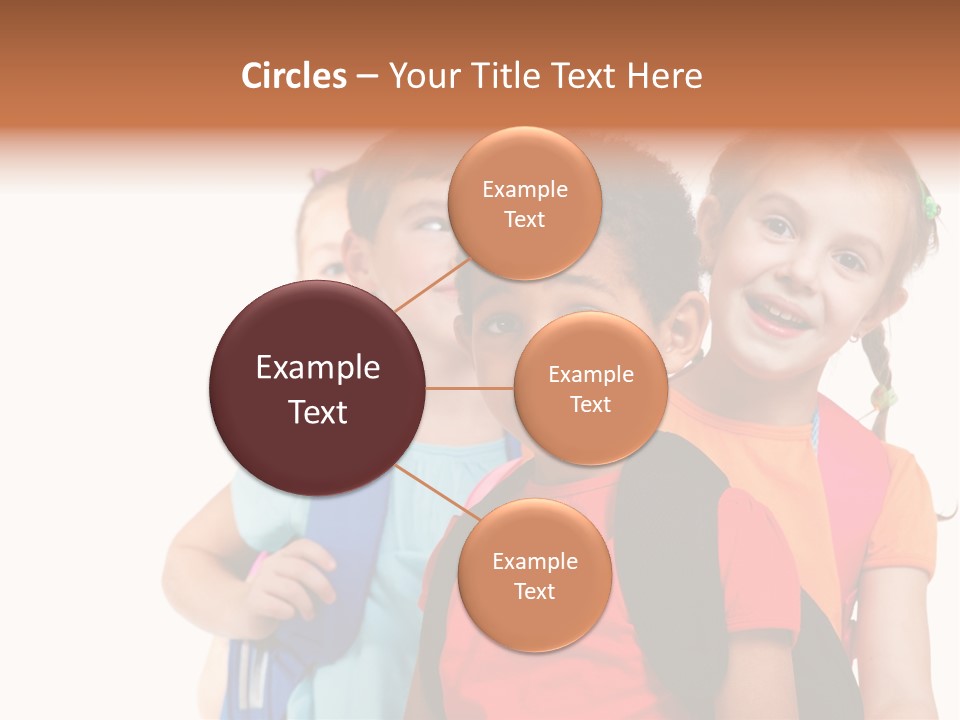 Joyful Preschool African American PowerPoint Template