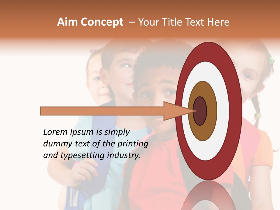 Joyful Preschool African American PowerPoint Template