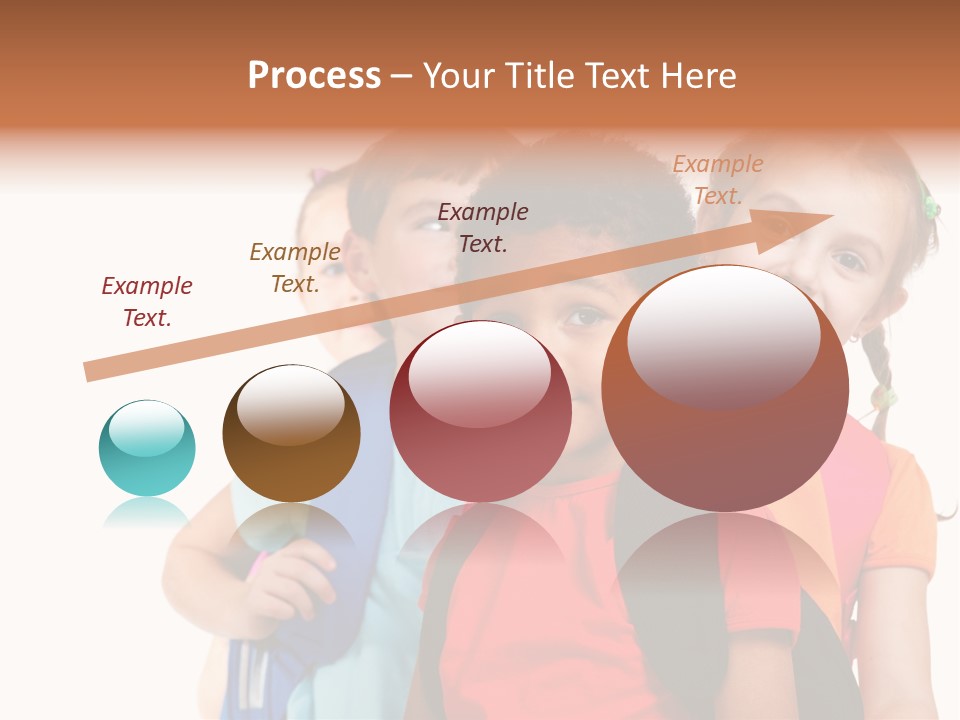 Joyful Preschool African American PowerPoint Template