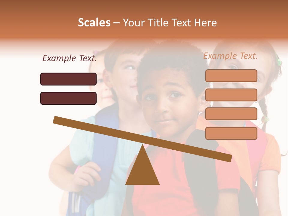 Joyful Preschool African American PowerPoint Template