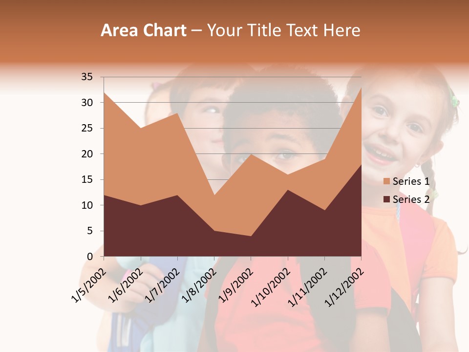 Joyful Preschool African American PowerPoint Template