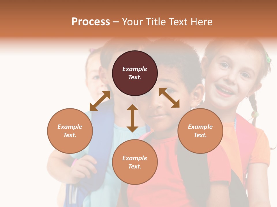 Joyful Preschool African American PowerPoint Template