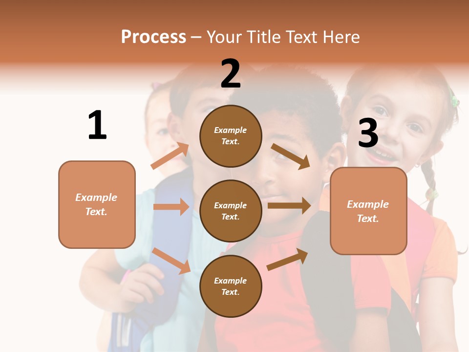 Joyful Preschool African American PowerPoint Template