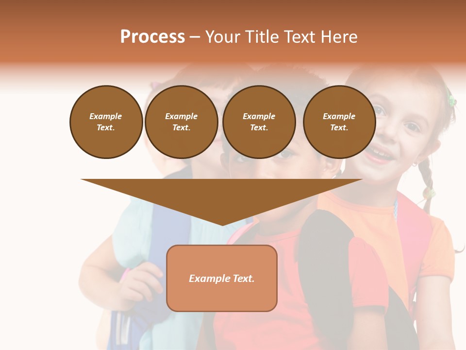 Joyful Preschool African American PowerPoint Template