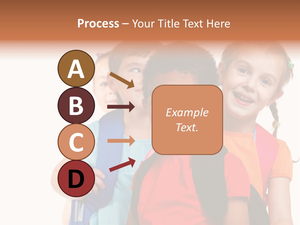 Joyful Preschool African American PowerPoint Template