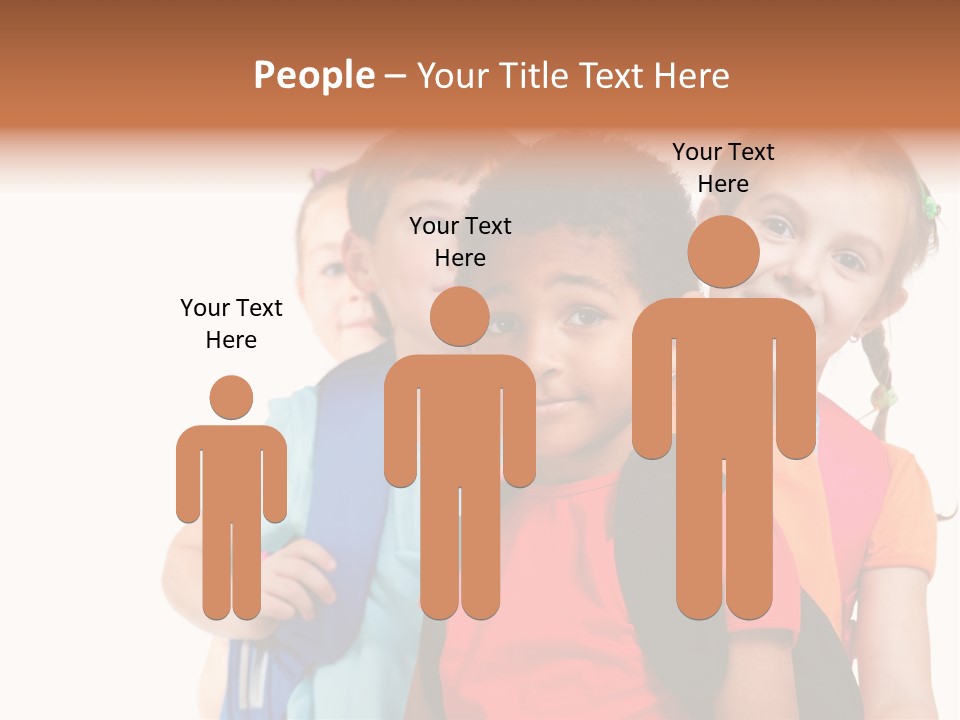 Joyful Preschool African American PowerPoint Template