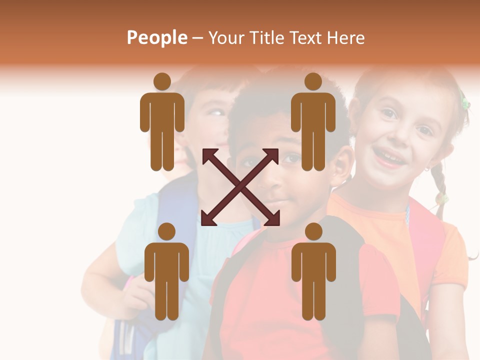 Joyful Preschool African American PowerPoint Template