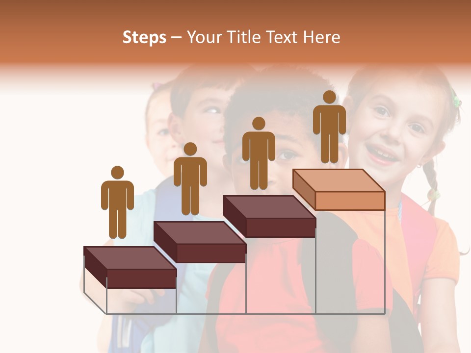 Joyful Preschool African American PowerPoint Template
