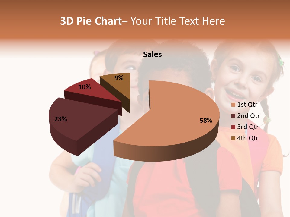 Joyful Preschool African American PowerPoint Template