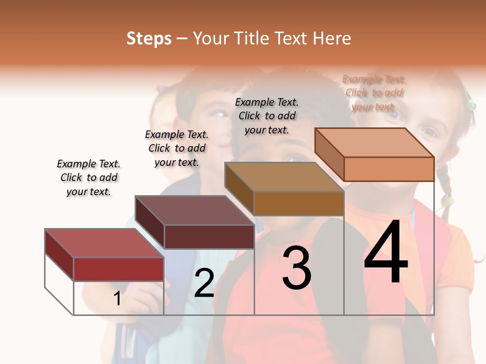 Joyful Preschool African American PowerPoint Template