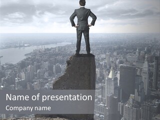 Hazardous High Office PowerPoint Template