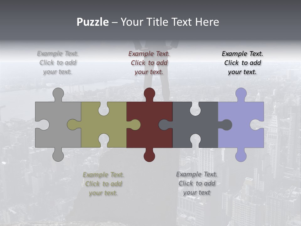 Hazardous High Office PowerPoint Template