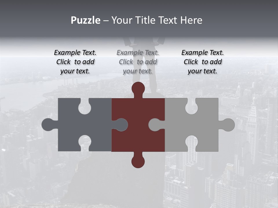 Hazardous High Office PowerPoint Template