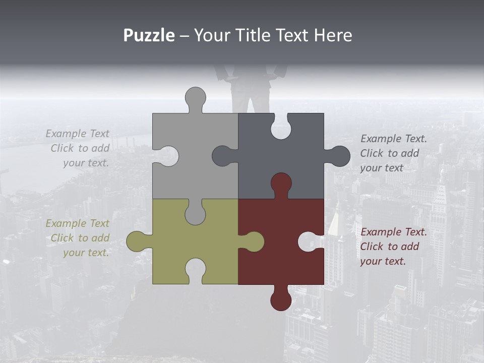 Hazardous High Office PowerPoint Template