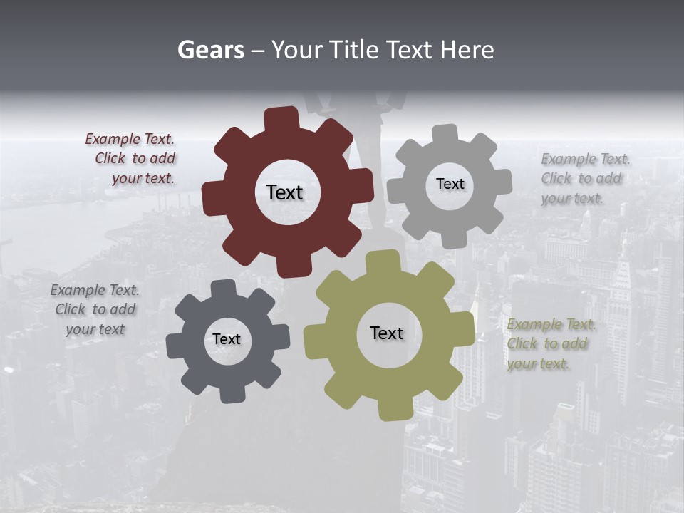 Hazardous High Office PowerPoint Template