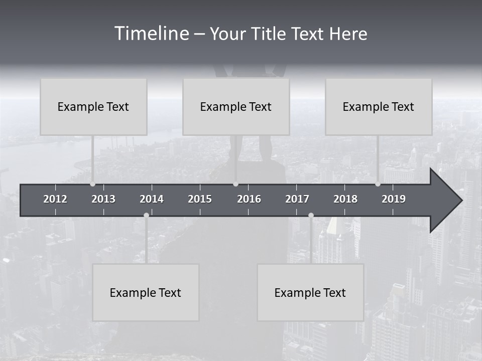 Hazardous High Office PowerPoint Template