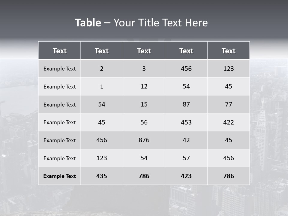 Hazardous High Office PowerPoint Template