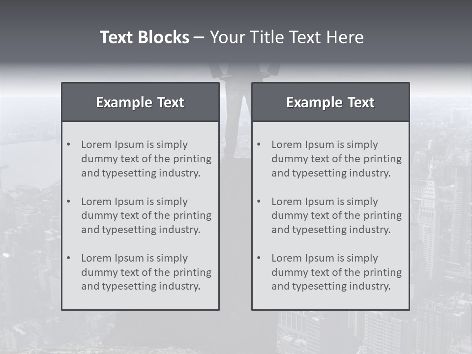 Hazardous High Office PowerPoint Template