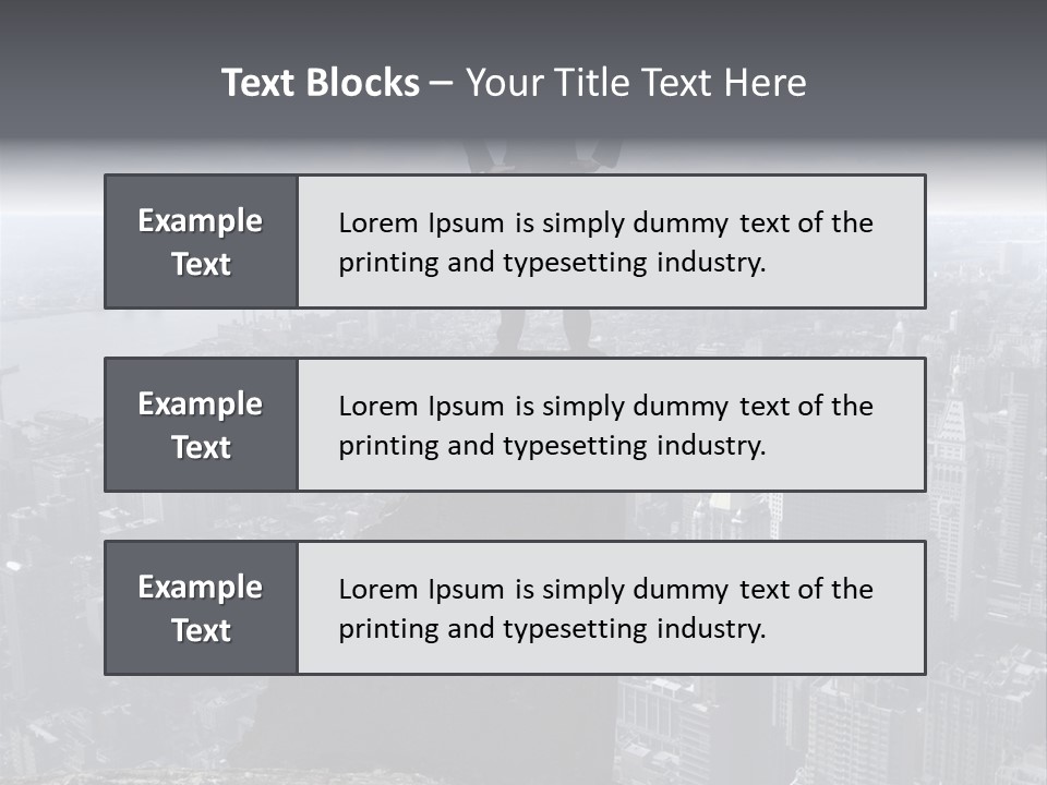 Hazardous High Office PowerPoint Template