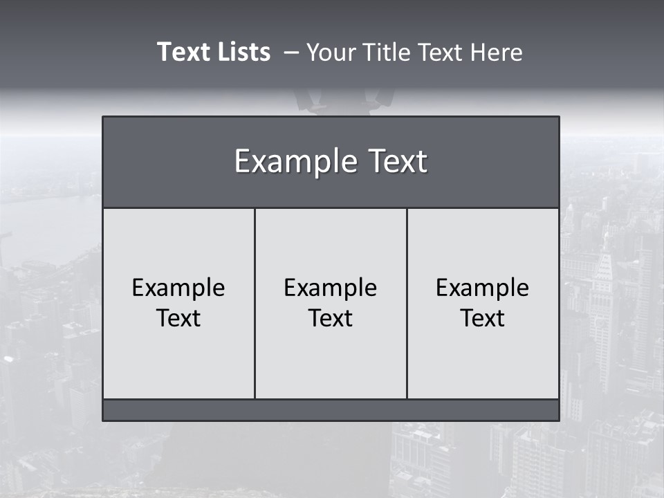 Hazardous High Office PowerPoint Template