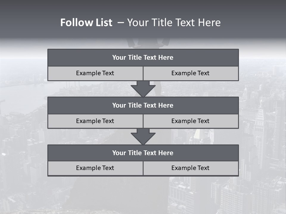 Hazardous High Office PowerPoint Template