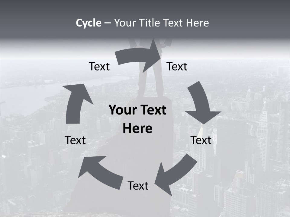 Hazardous High Office PowerPoint Template