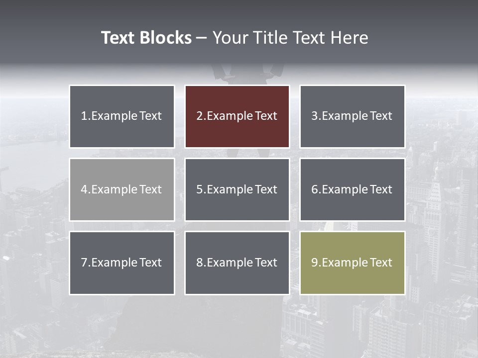 Hazardous High Office PowerPoint Template